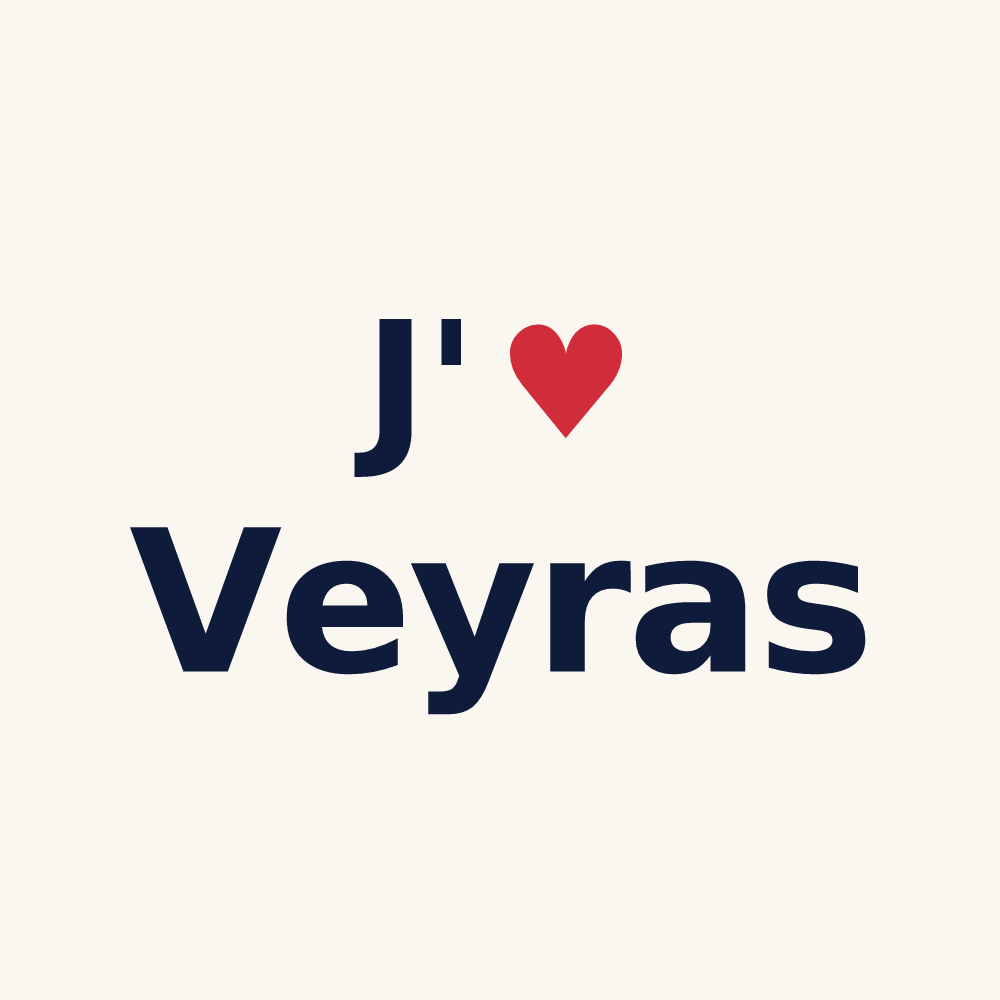 Tasse personnalisée Veyras — design J'aime Veyras