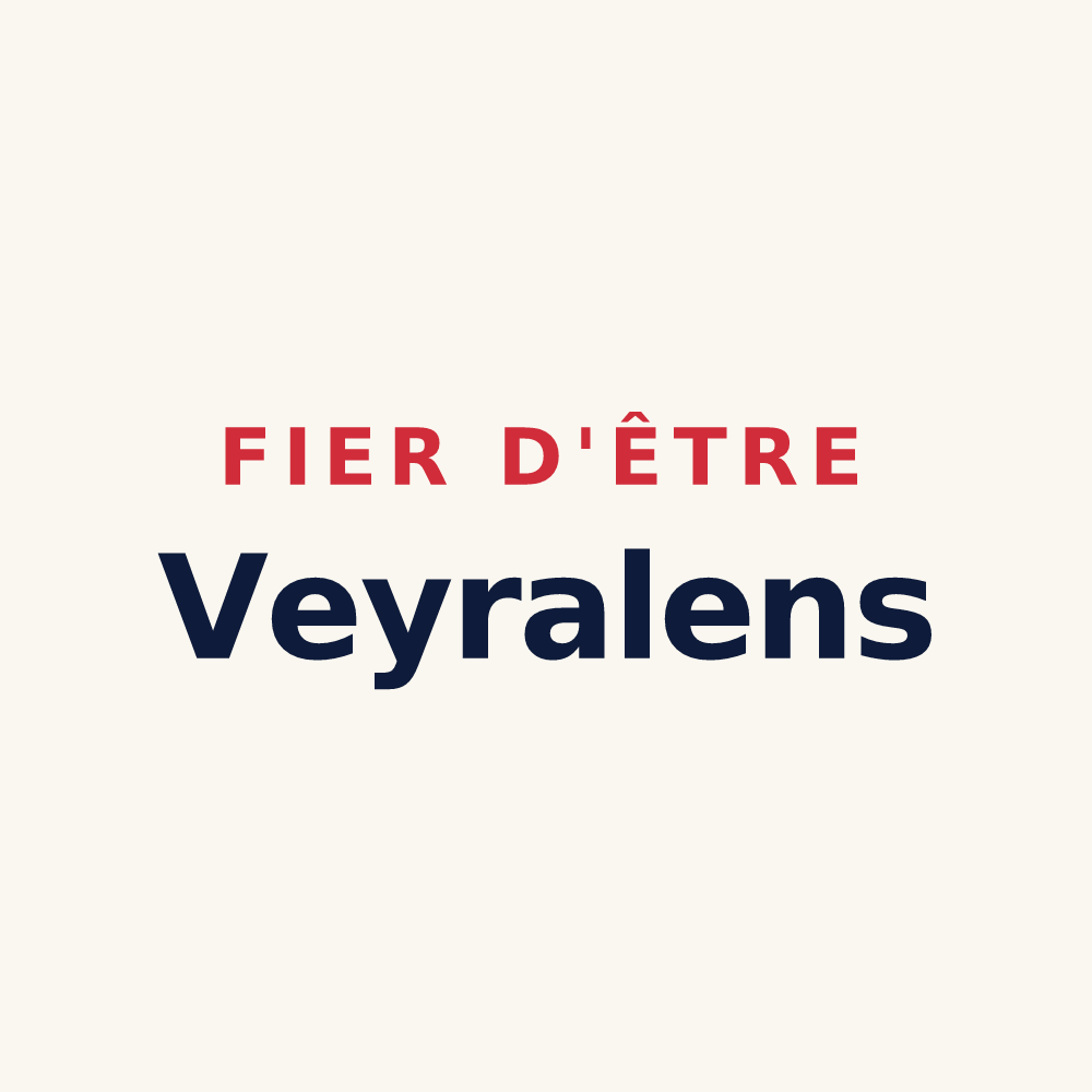 Tasse « Fier d'être Veyralens » — design pour Veyreau