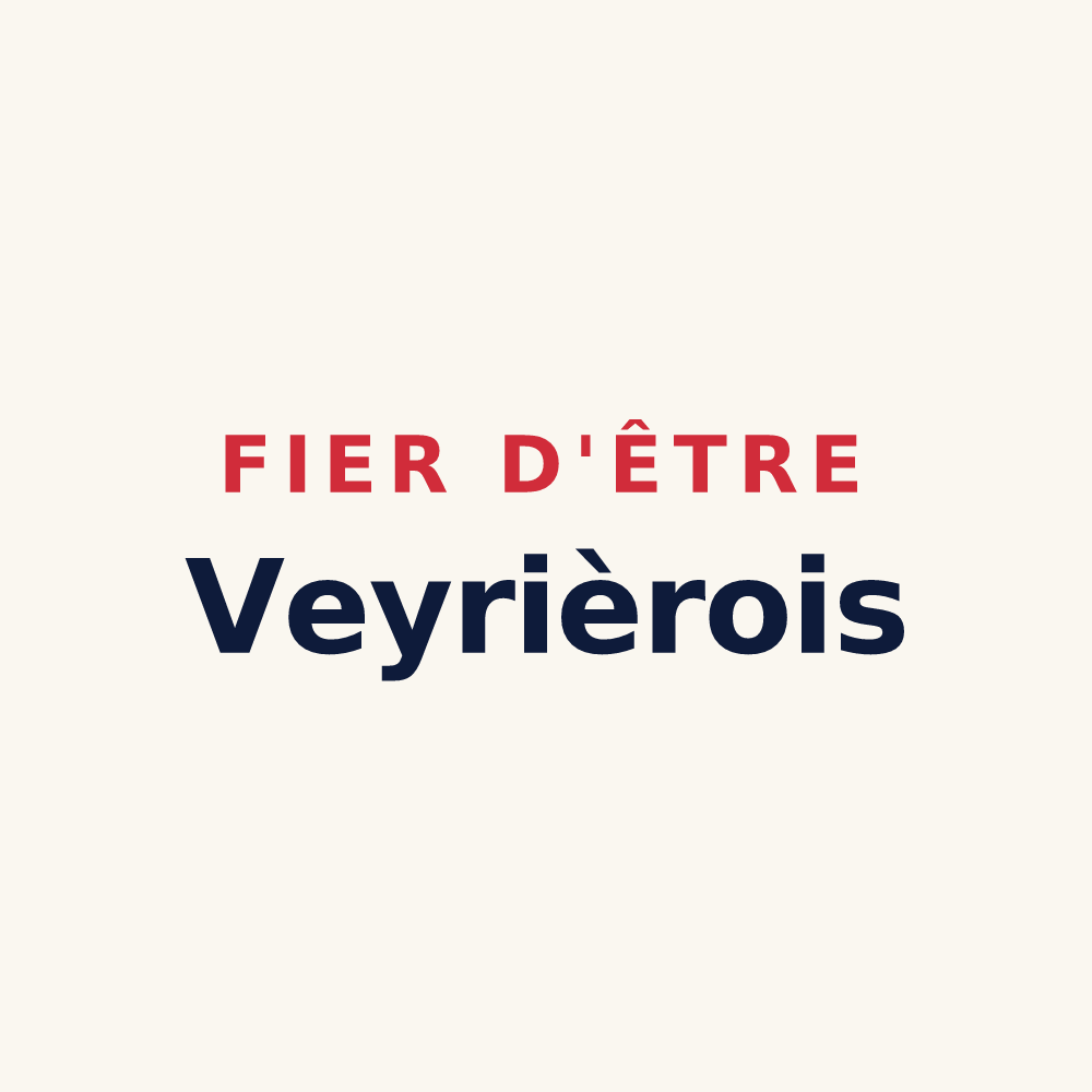 Tasse « Fier d'être Veyrièrois » — design pour Veyrières
