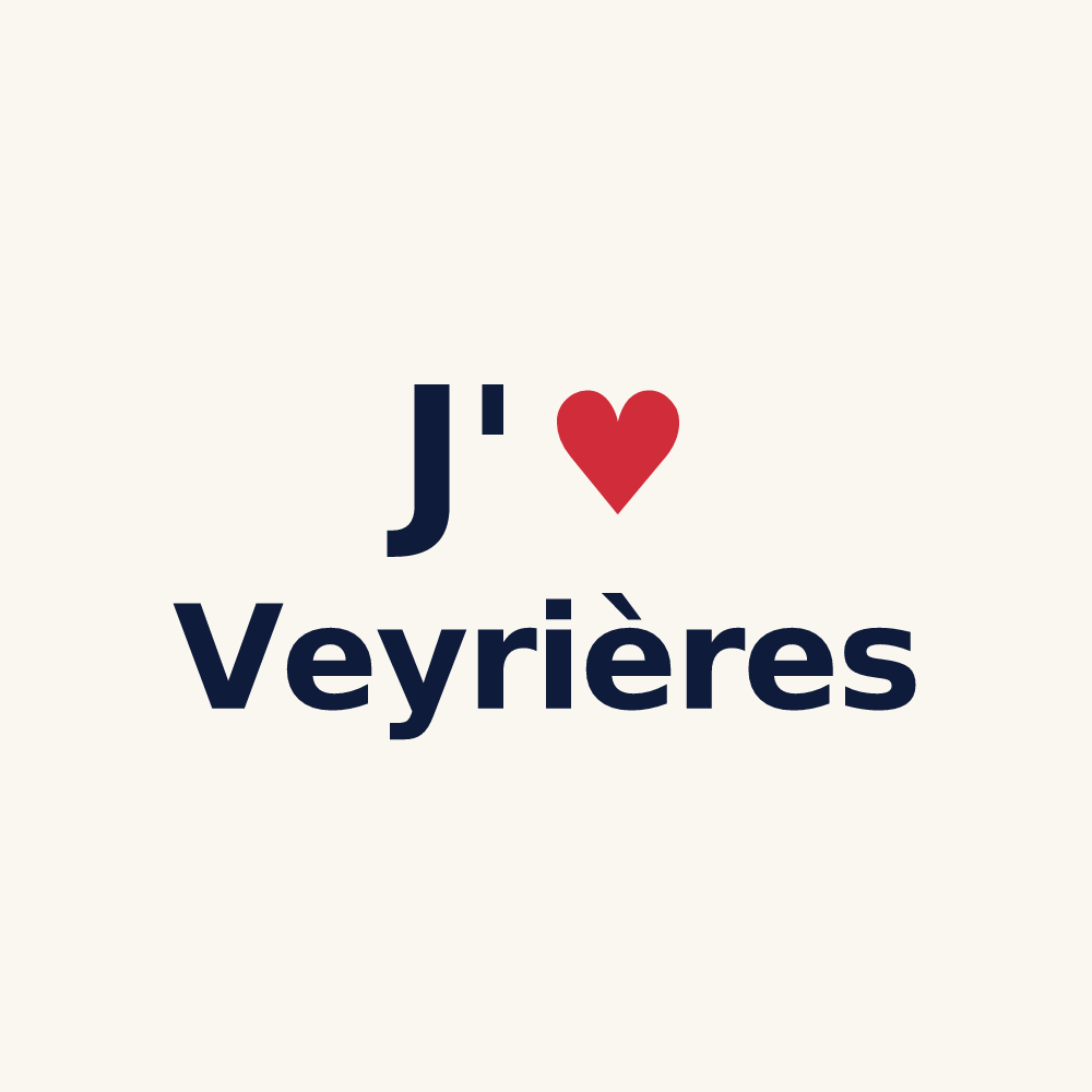 Tasse personnalisée Veyrières — design J'aime Veyrières