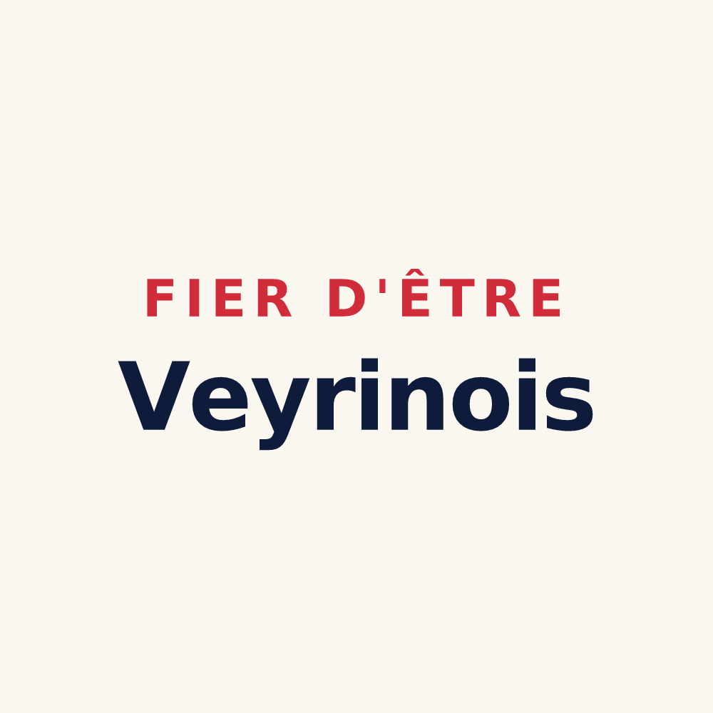 Tasse « Fier d'être Veyrinois » — design pour Veyrines-de-Vergt