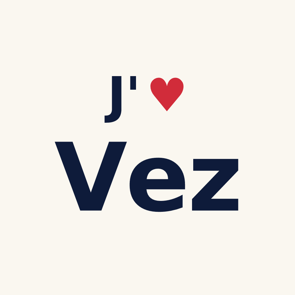 Tasse personnalisée Vez — design J'aime Vez