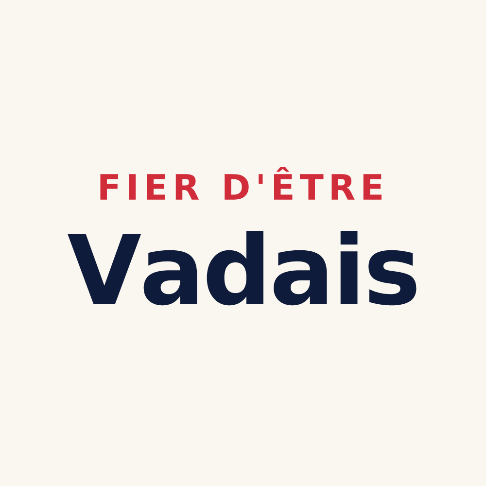 Tasse « Fier d'être Vadais » — design pour Vez