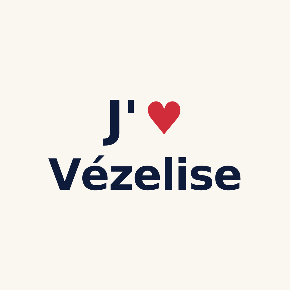 Tasse personnalisée Vézelise — design J'aime Vézelise
