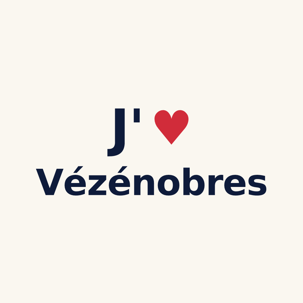 Tasse personnalisée Vézénobres — design J'aime Vézénobres