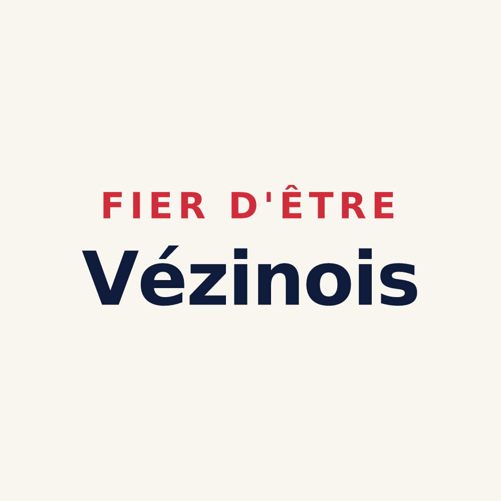 Tasse « Fier d'être Vézinois » — design pour Vézins-de-Lévézou