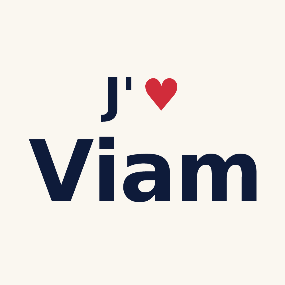 Tasse personnalisée Viam — design J'aime Viam