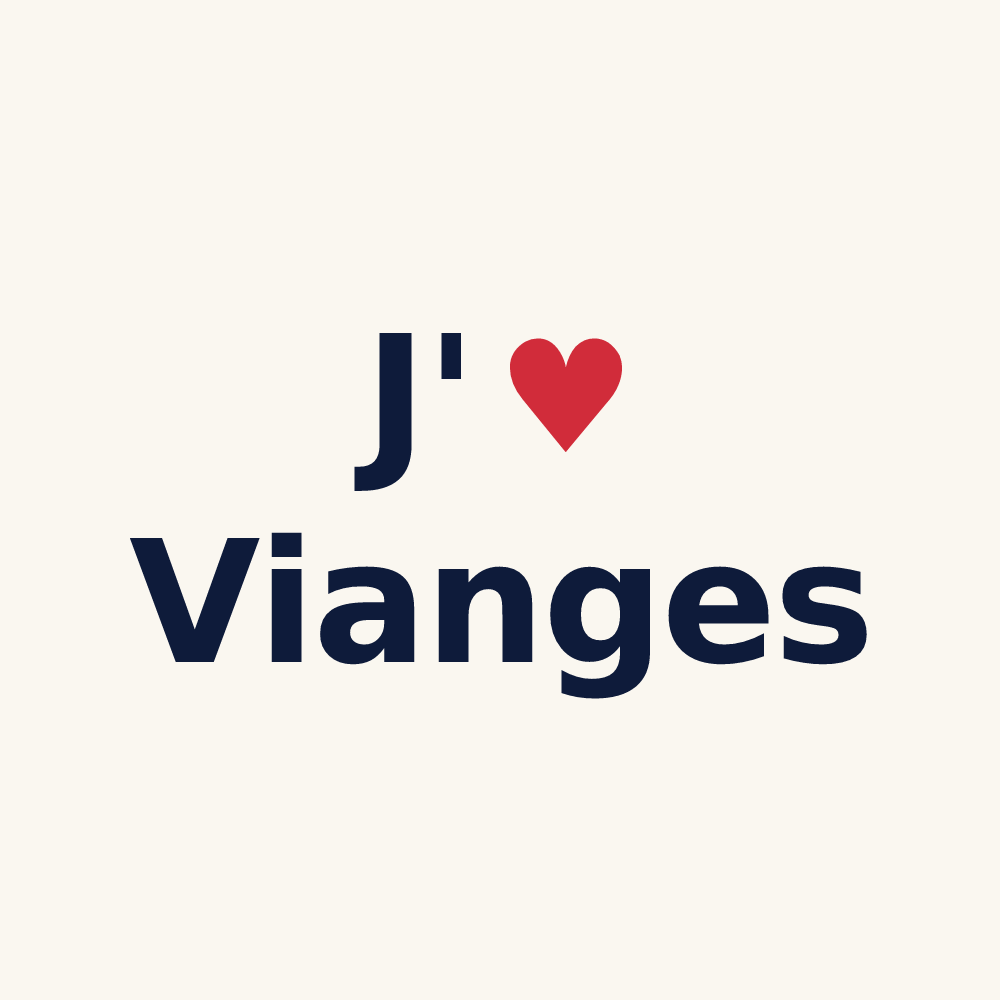 Tasse personnalisée Vianges — design J'aime Vianges