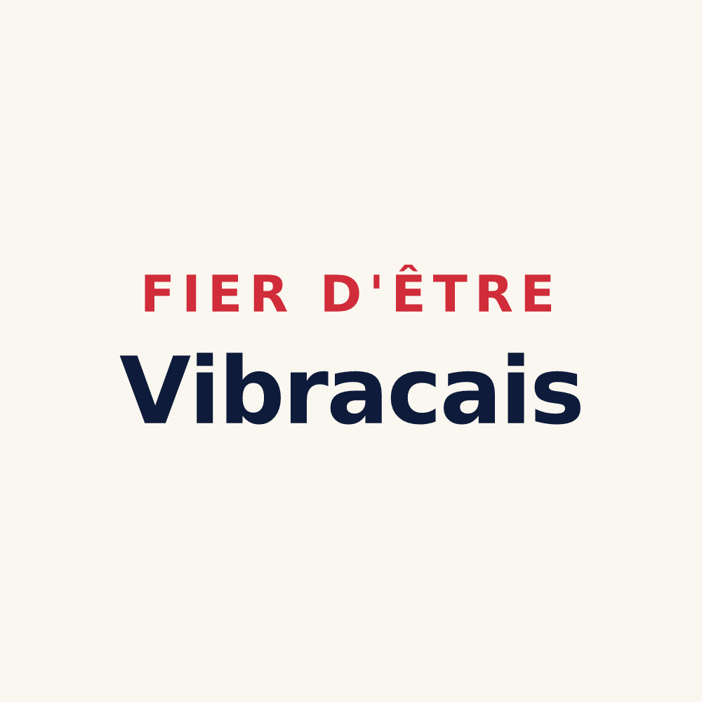 Tasse « Fier d'être Vibracais » — design pour Vibrac