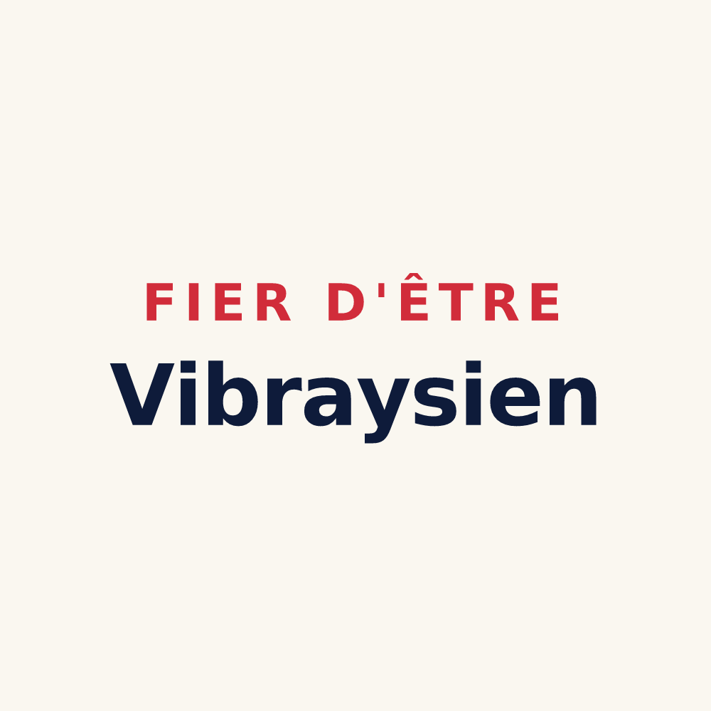 Tasse « Fier d'être Vibraysien » — design pour Vibraye