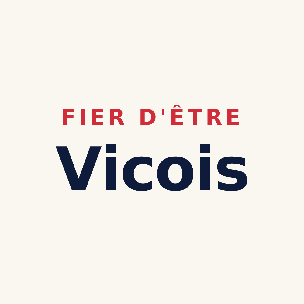 Tasse « Fier d'être Vicois » — design pour Vic-sur-Cère