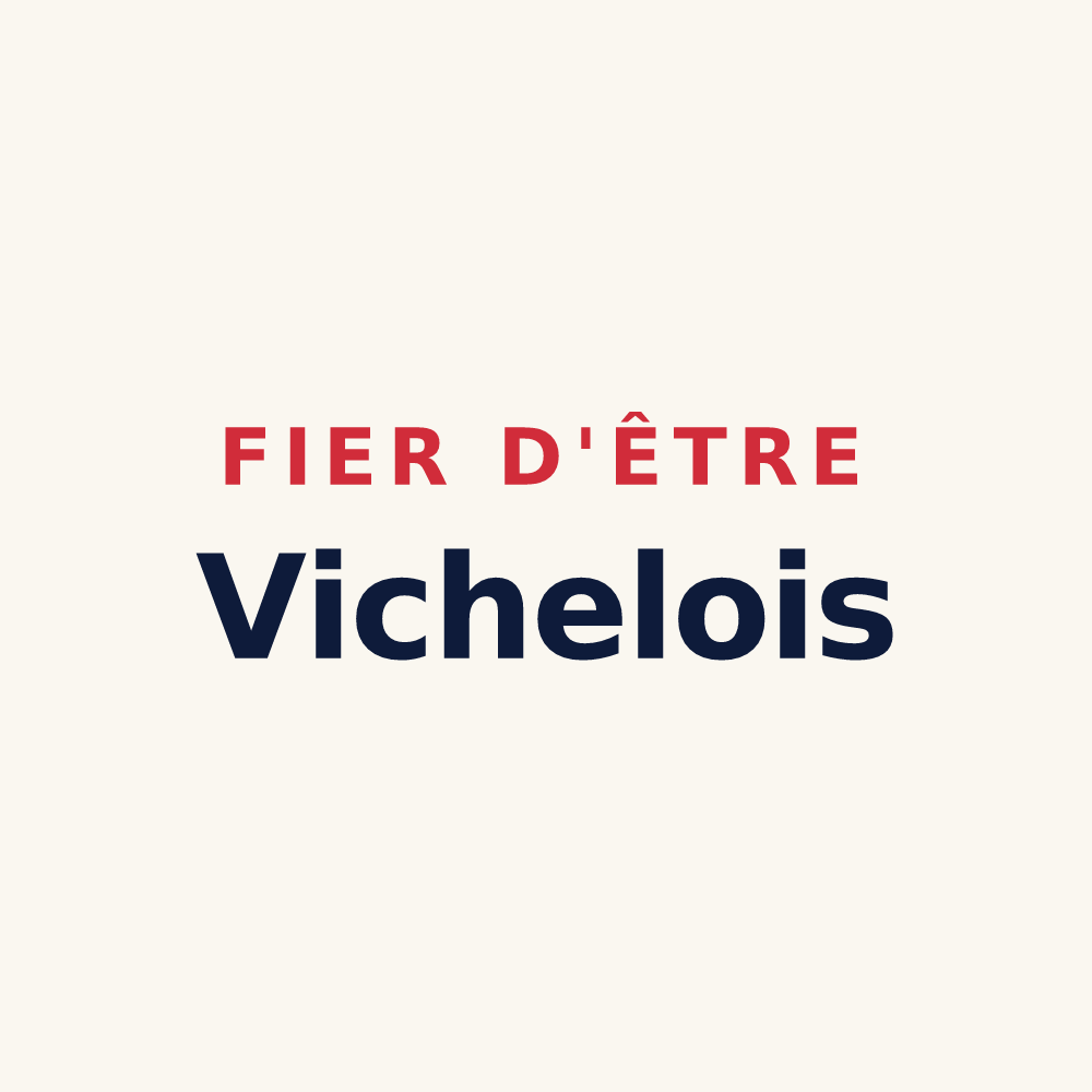 Tasse « Fier d'être Vichelois » — design pour Vichel-Nanteuil