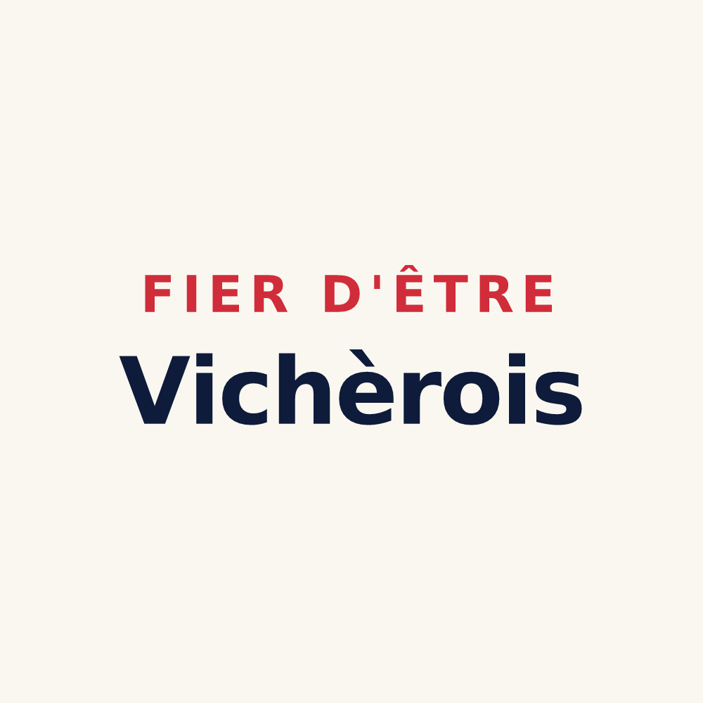 Tasse « Fier d'être Vichèrois » — design pour Vichères