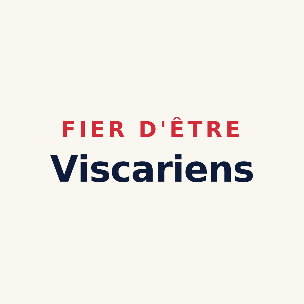 Tasse « Fier d'être Viscariens » — design pour Vicherey