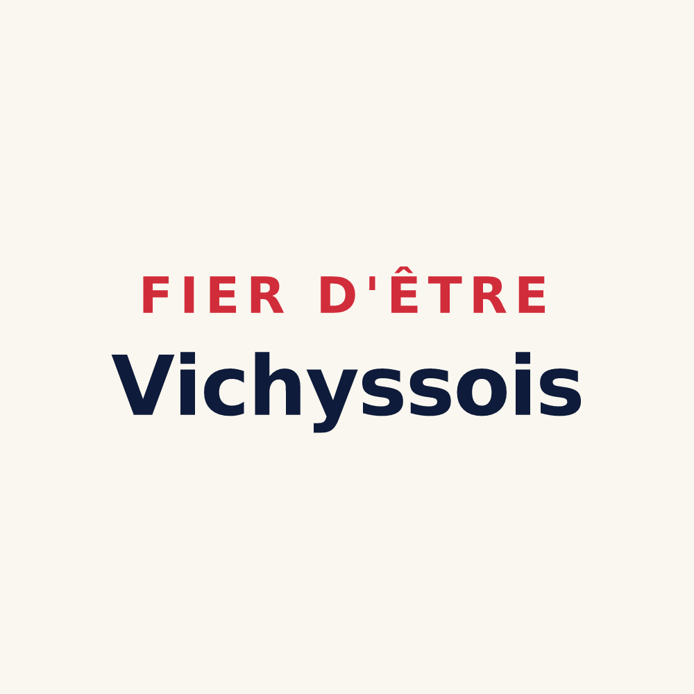 Tasse « Fier d'être Vichyssois » — design pour Vichy