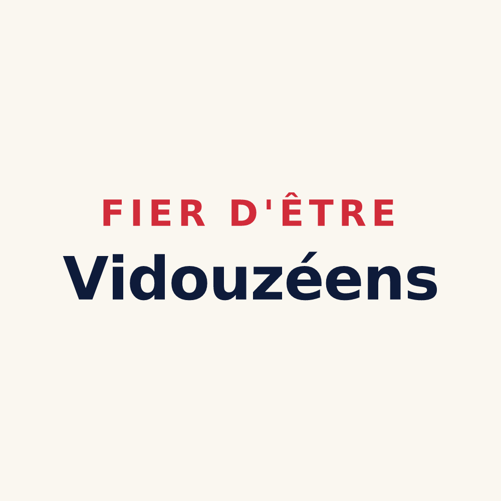 Tasse « Fier d'être Vidouzéens » — design pour Vidouze