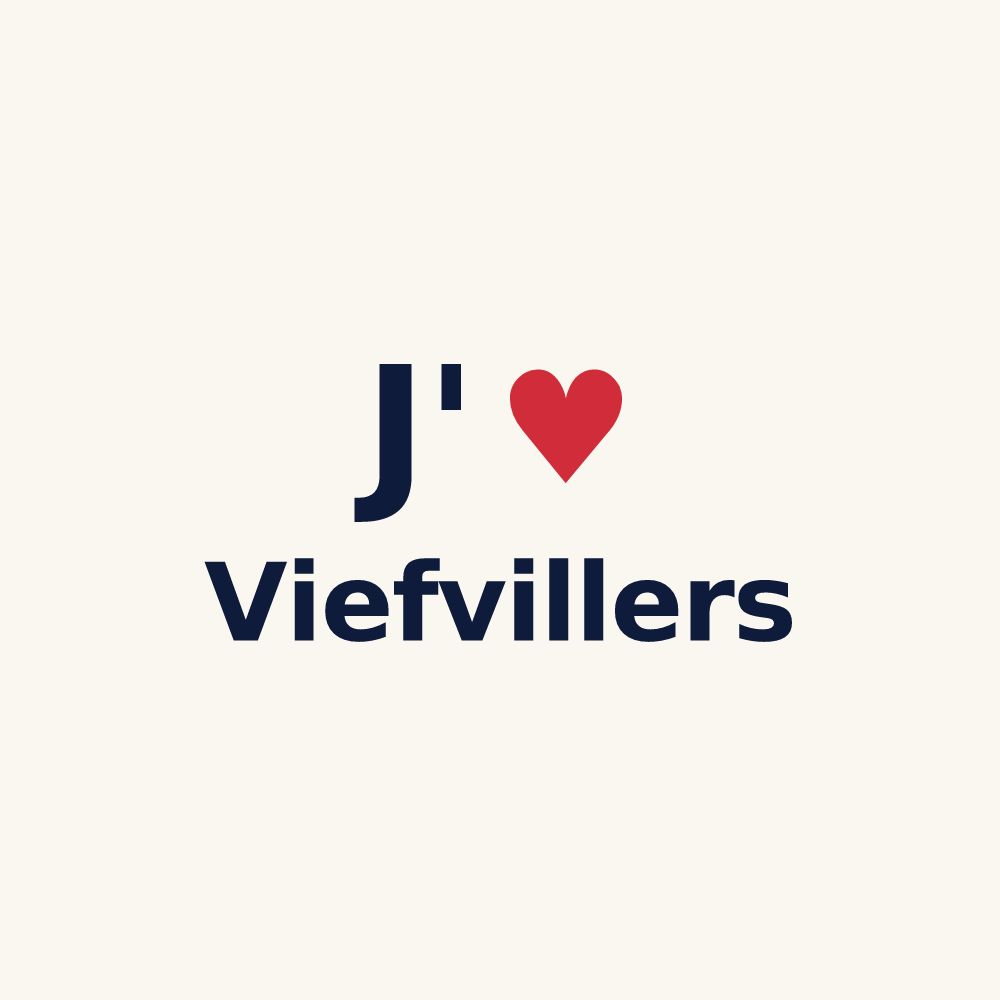 Tasse personnalisée Viefvillers — design J'aime Viefvillers