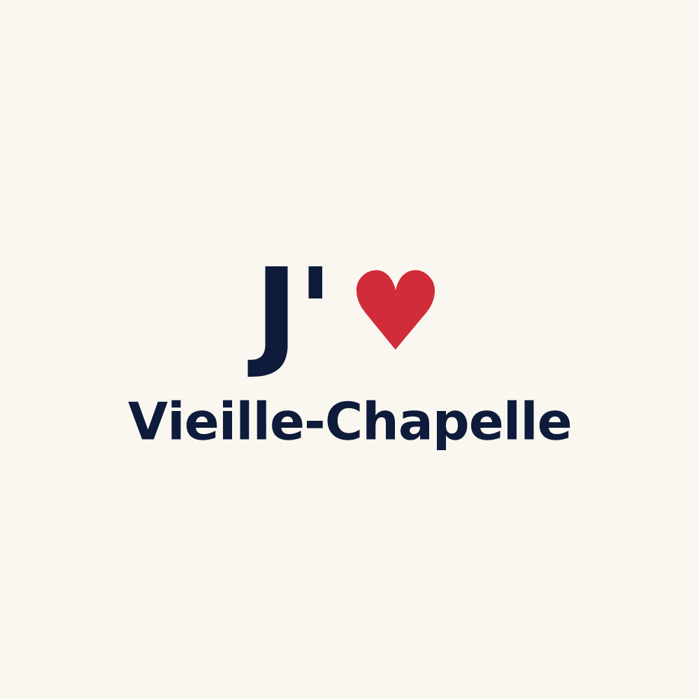 Tasse personnalisée Vieille-Chapelle — design J'aime Vieille-Chapelle