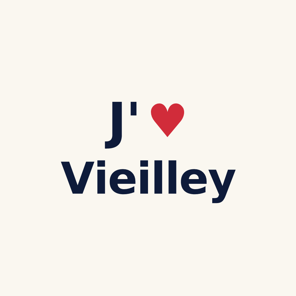 Tasse personnalisée Vieilley — design J'aime Vieilley