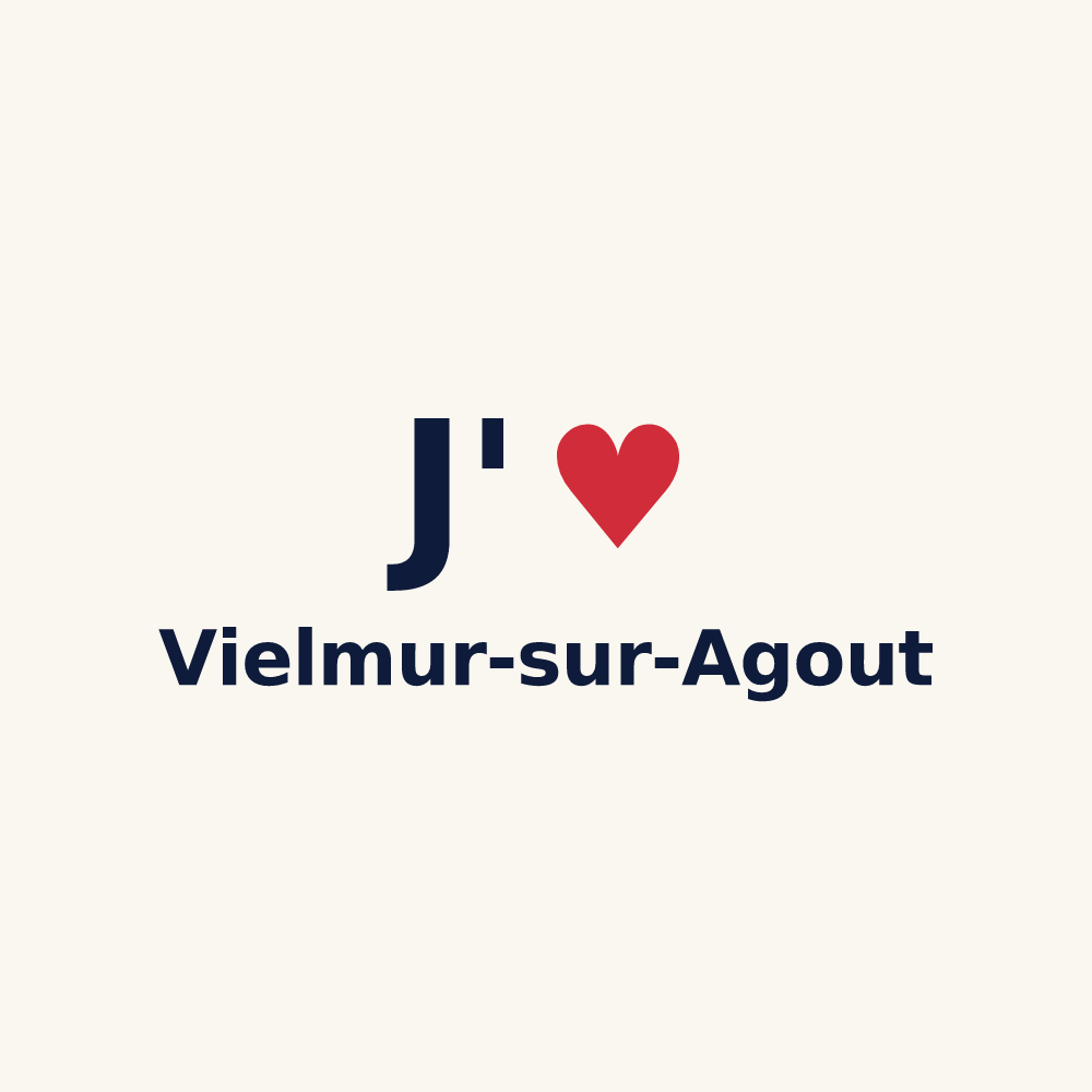 Tasse personnalisée Vielmur-sur-Agout — design J'aime Vielmur-sur-Agout
