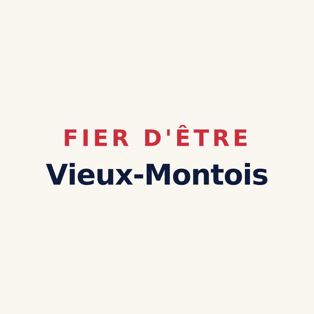 Tasse « Fier d'être Vieux-Montois » — design pour Viels-Maisons