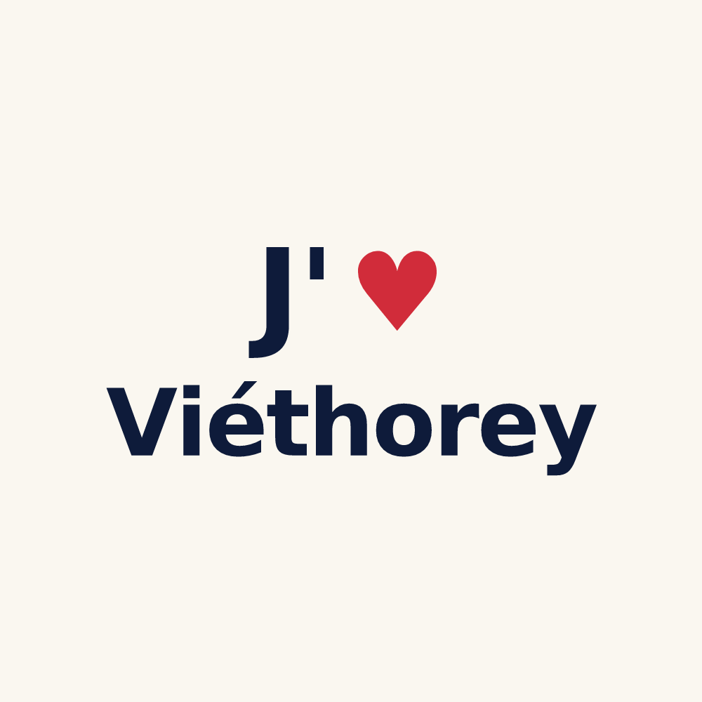 Tasse personnalisée Viéthorey — design J'aime Viéthorey