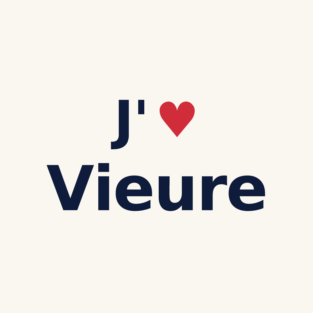 Tasse personnalisée Vieure — design J'aime Vieure