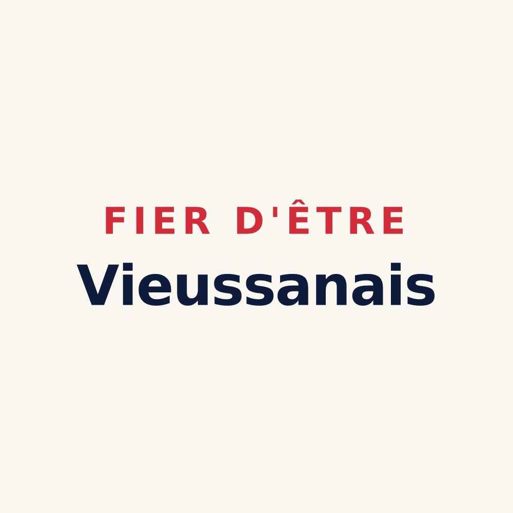 Tasse « Fier d'être Vieussanais » — design pour Vieussan