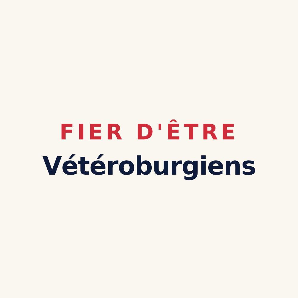 Tasse « Fier d'être Vétéroburgiens » — design pour Vieux-Bourg