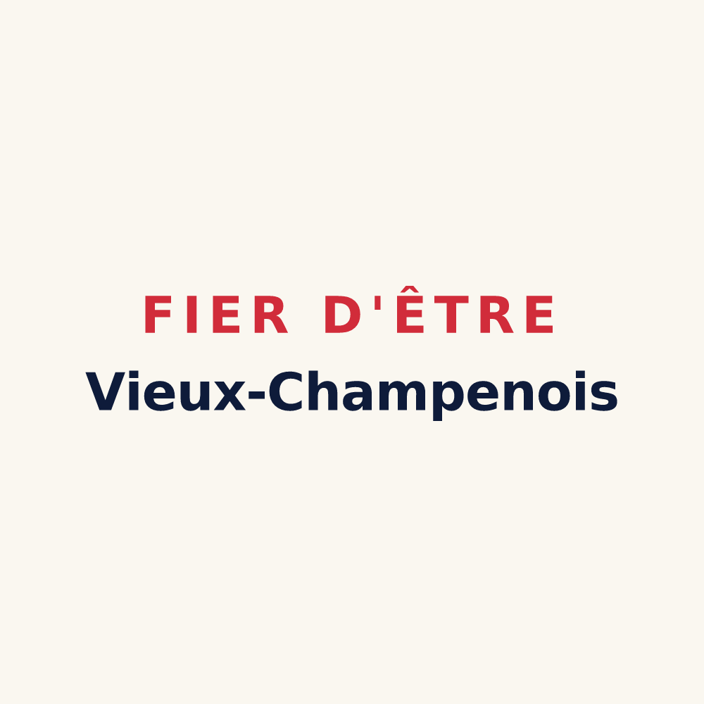 Tasse « Fier d'être Vieux-Champenois » — design pour Vieux-Champagne