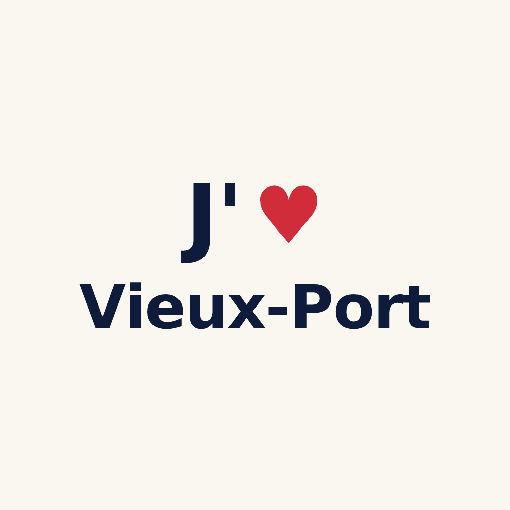 Tasse personnalisée Vieux-Port — design J'aime Vieux-Port
