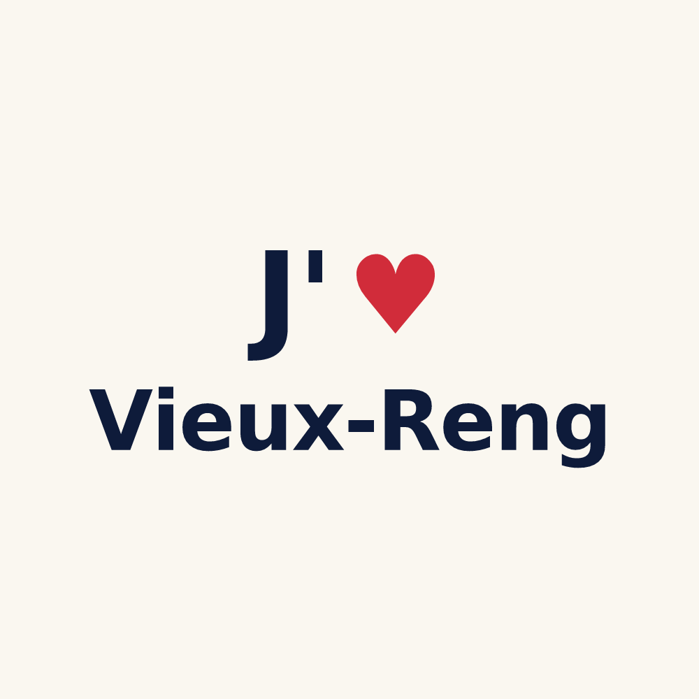 Tasse personnalisée Vieux-Reng — design J'aime Vieux-Reng