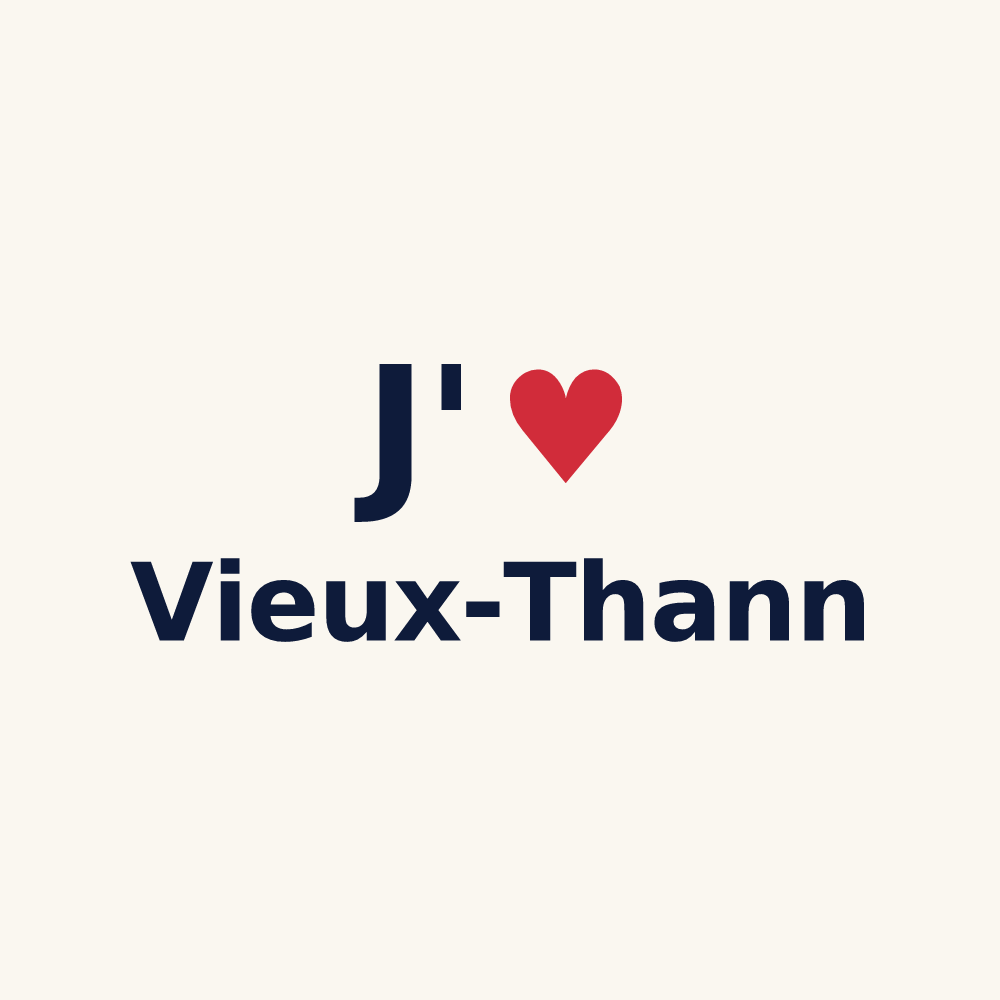 Tasse personnalisée Vieux-Thann — design J'aime Vieux-Thann