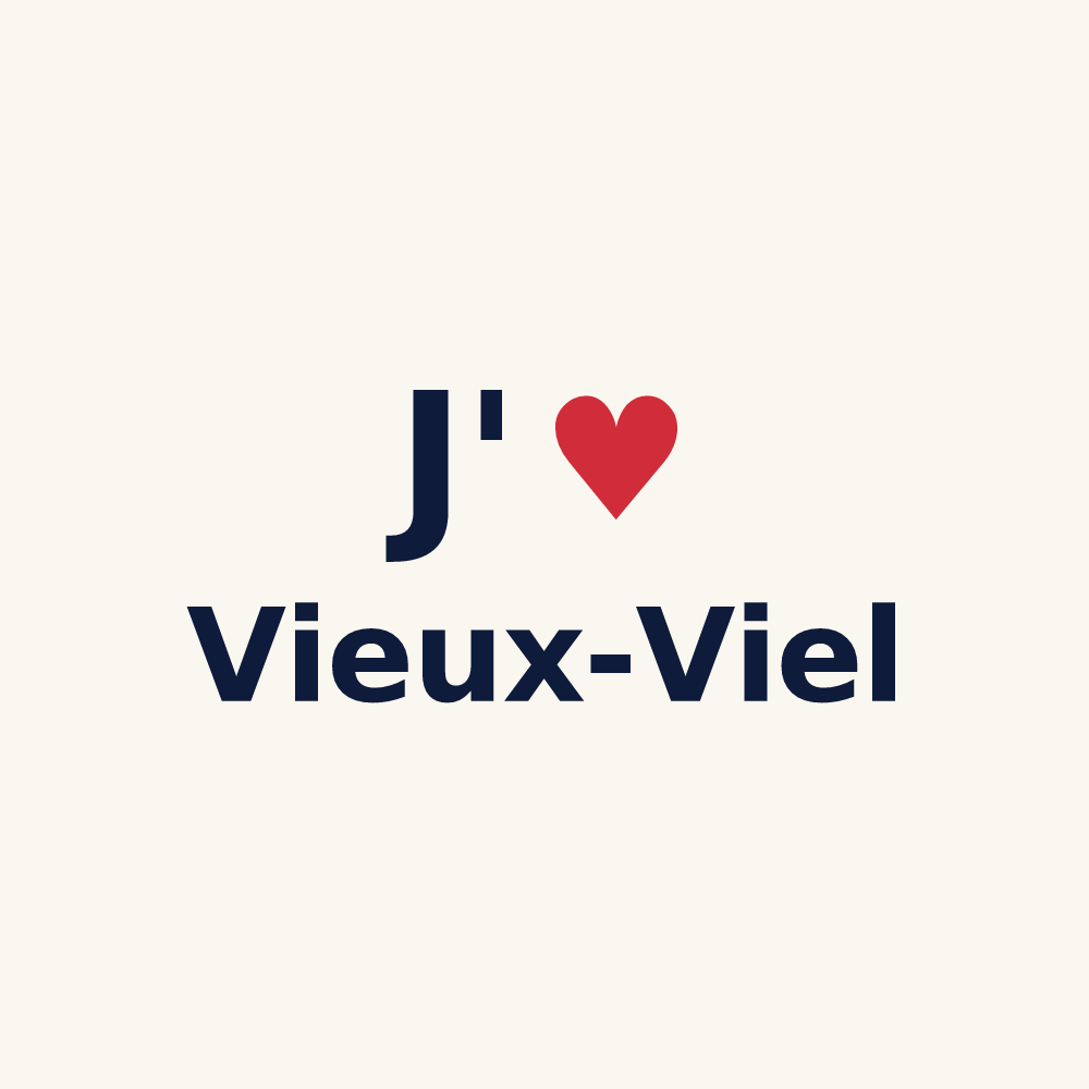 Tasse personnalisée Vieux-Viel — design J'aime Vieux-Viel