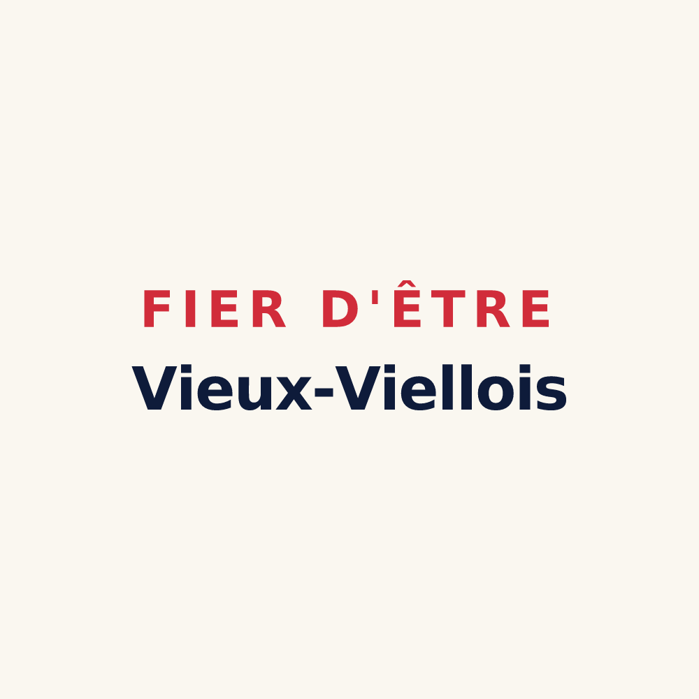 Tasse « Fier d'être Vieux-Viellois » — design pour Vieux-Viel