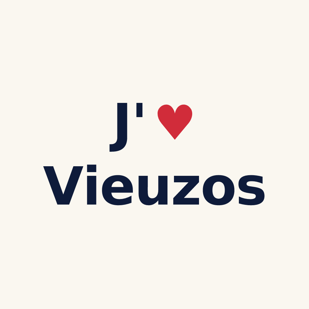 Tasse personnalisée Vieuzos — design J'aime Vieuzos