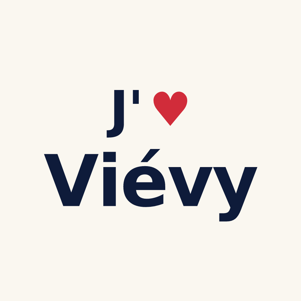 Tasse personnalisée Viévy — design J'aime Viévy