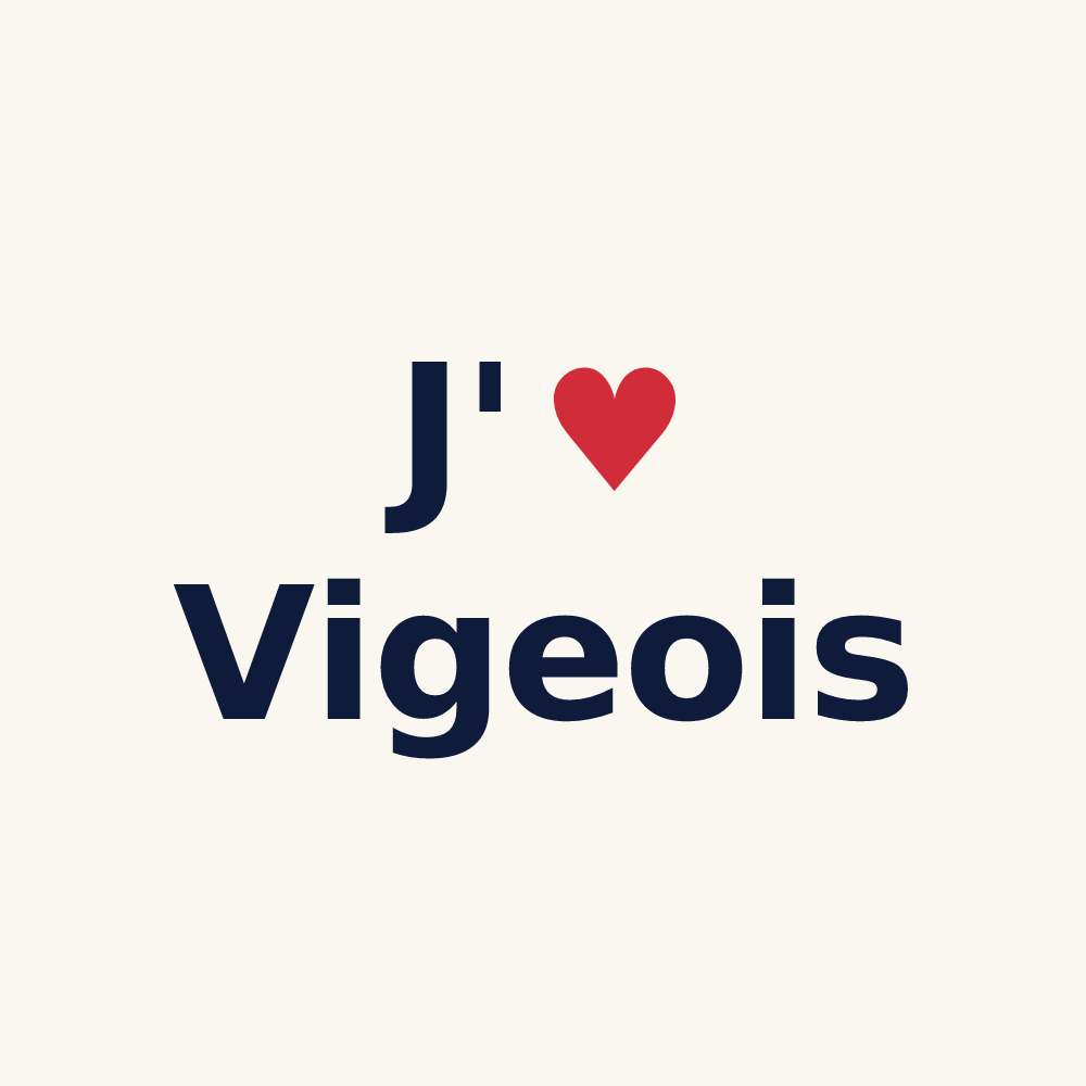 Tasse personnalisée Vigeois — design J'aime Vigeois