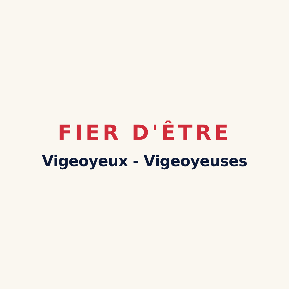 Tasse « Fier d'être Vigeoyeux - Vigeoyeuses » — design pour Vigeois