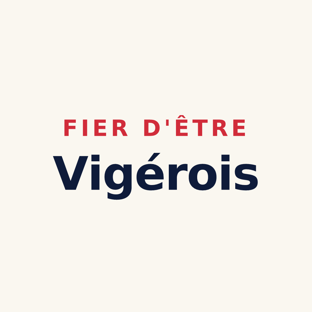Tasse « Fier d'être Vigérois » — design pour Viger