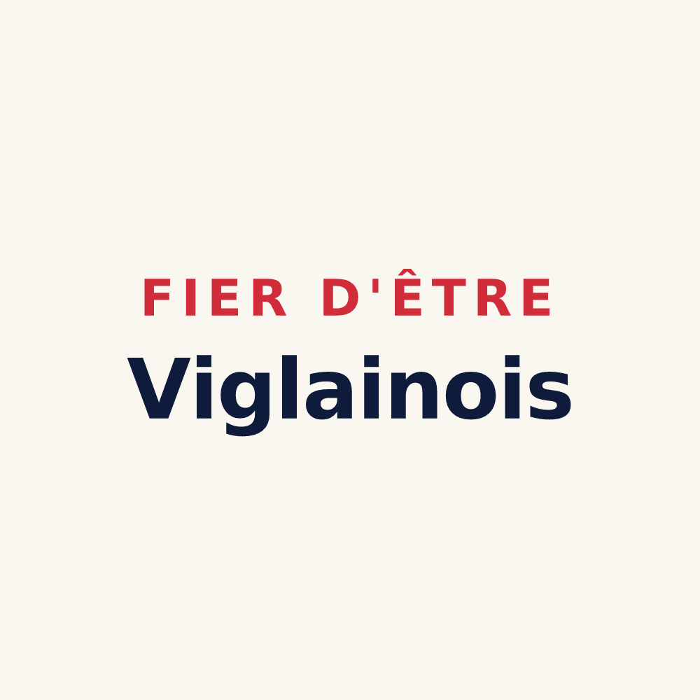Tasse « Fier d'être Viglainois » — design pour Viglain