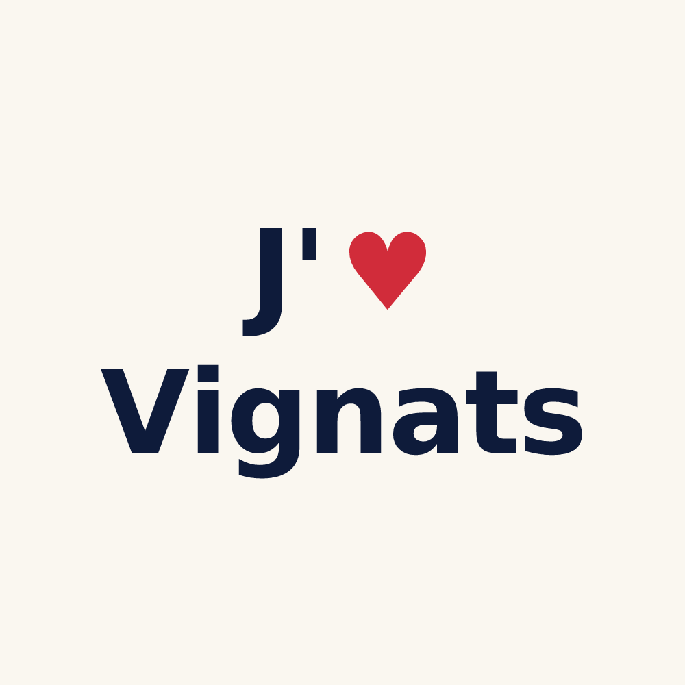 Tasse personnalisée Vignats — design J'aime Vignats