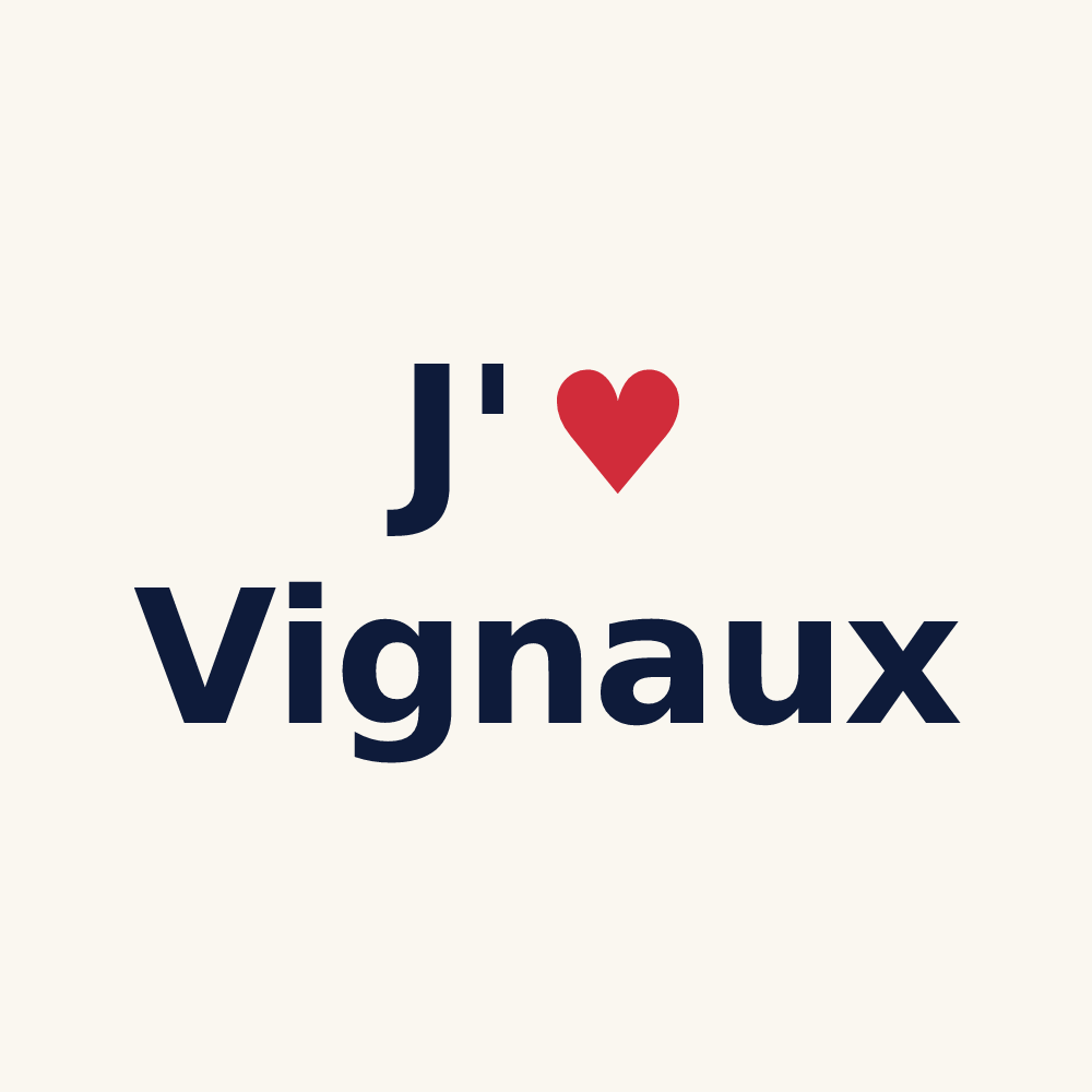 Tasse personnalisée Vignaux — design « J'aime Vignaux » imprimé sur la tasse