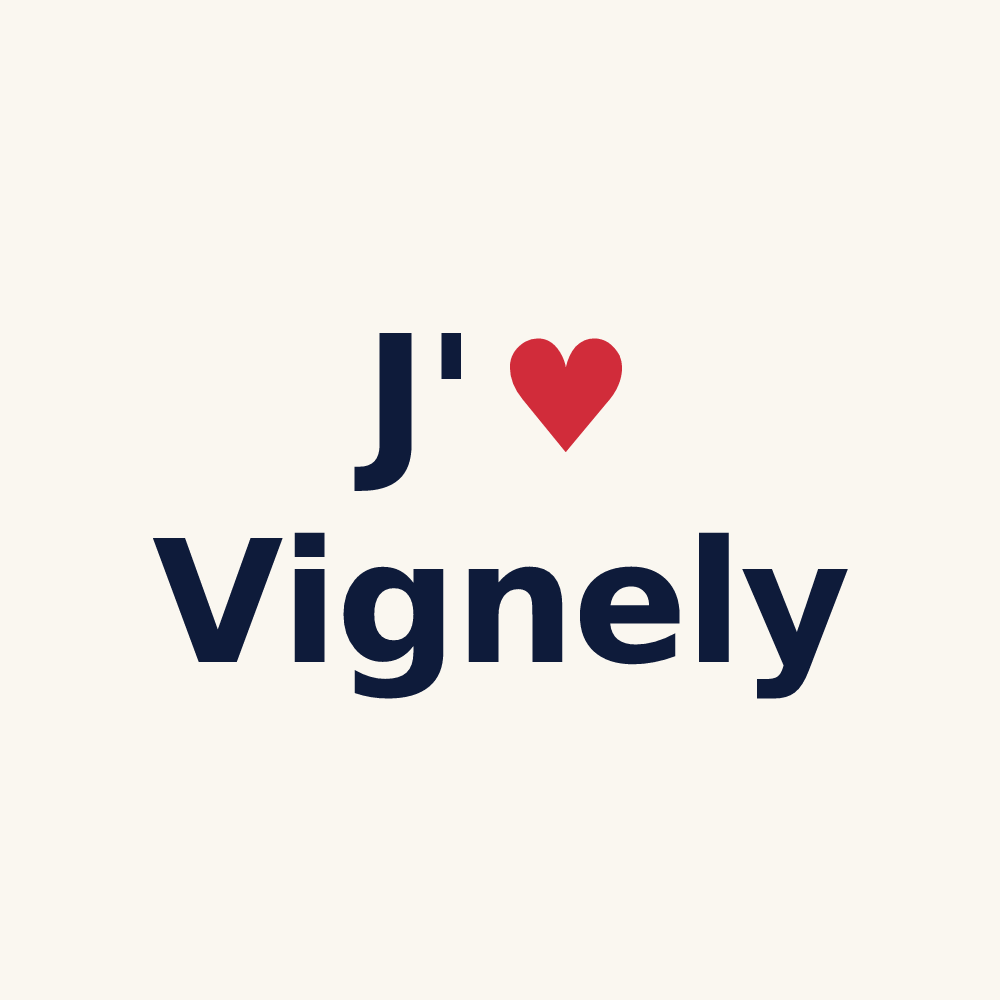 Tasse personnalisée Vignely — design J'aime Vignely
