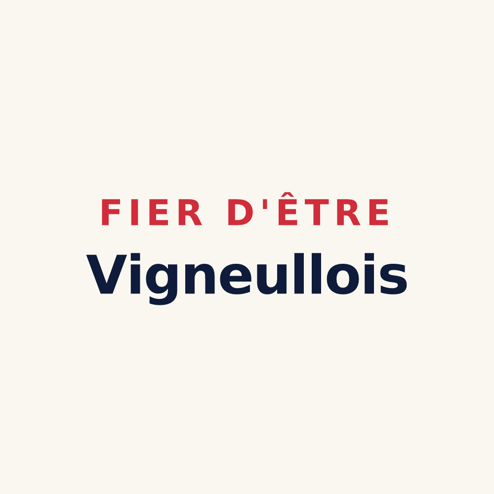 Tasse « Fier d'être Vigneullois » — design pour Vigneulles-lès-Hattonchâtel
