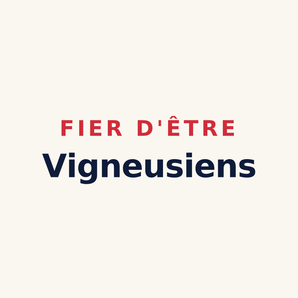 Tasse « Fier d'être Vigneusiens » — design pour Vigneux-sur-Seine