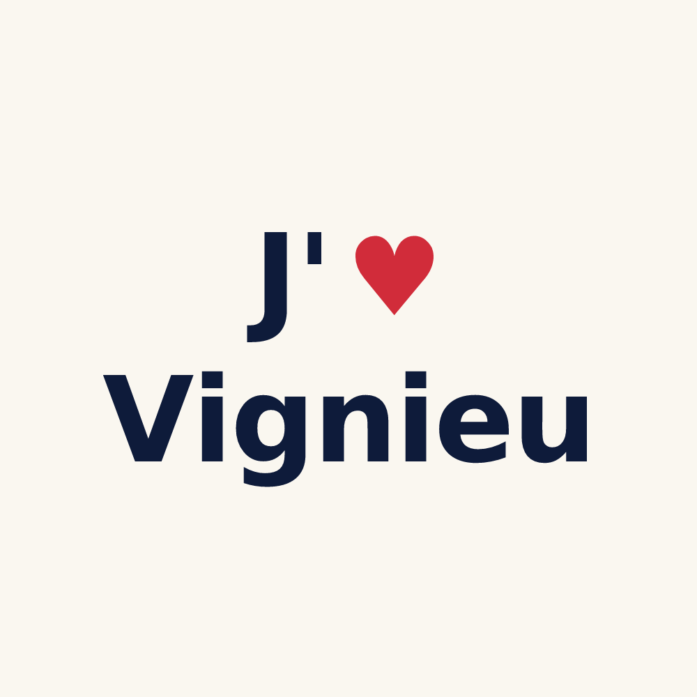 Tasse personnalisée Vignieu — design J'aime Vignieu