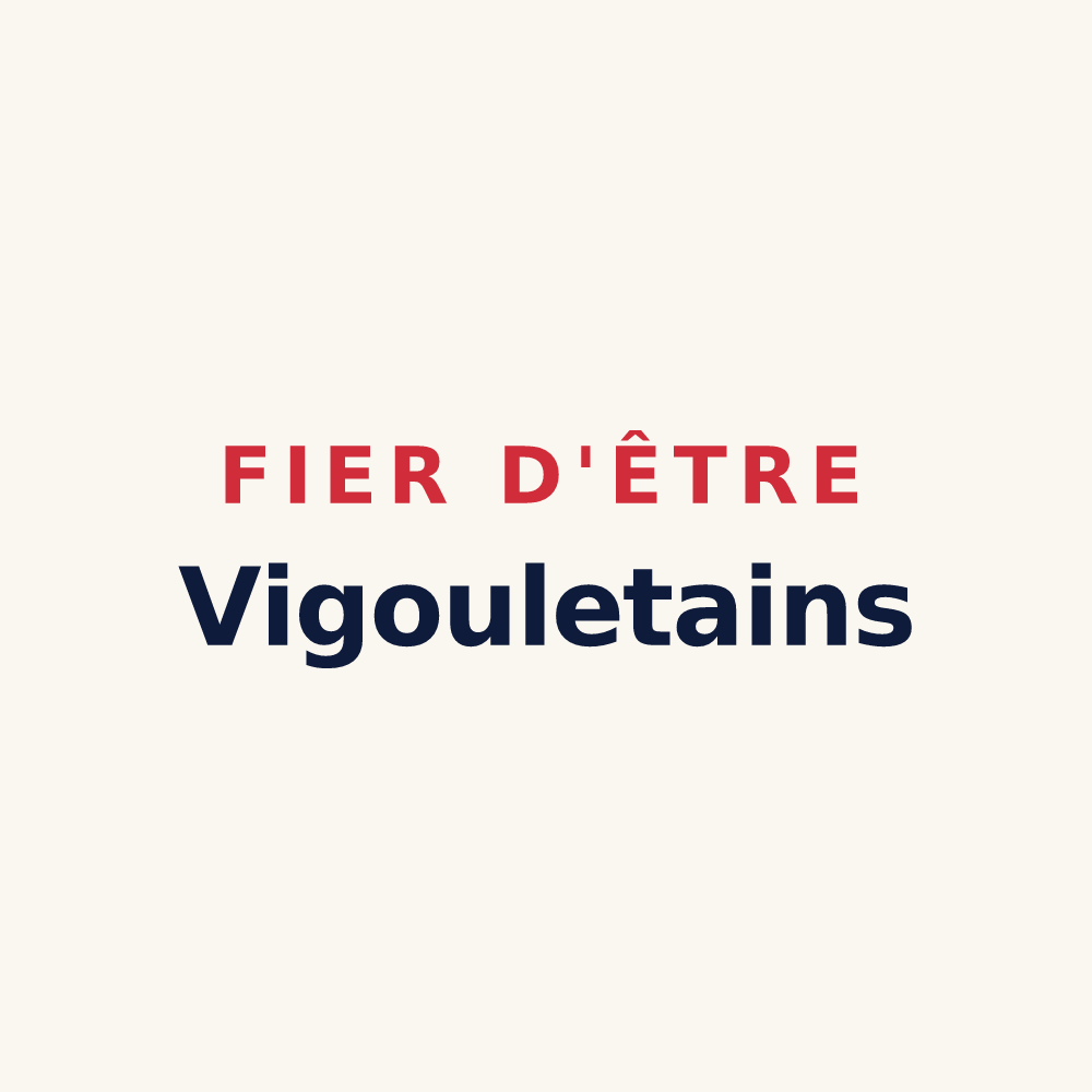Tasse « Fier d'être Vigouletains » — design pour Vigoulet-Auzil