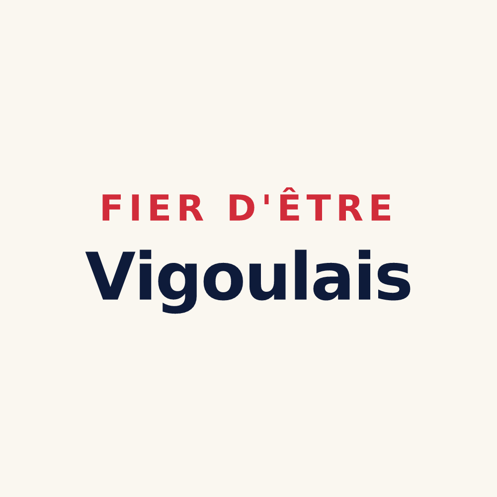 Tasse « Fier d'être Vigoulais » — design pour Vigoux