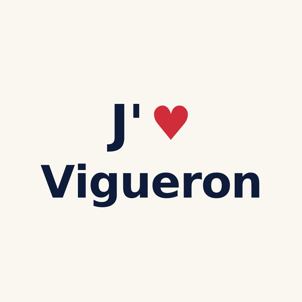 Tasse personnalisée Vigueron — design J'aime Vigueron